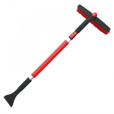 Щётка-скребок с мягкой ручкой и распушенной щетиной, поворотная, телескопич. (90-130 см) AVS SB-6330 купить в Тюмени