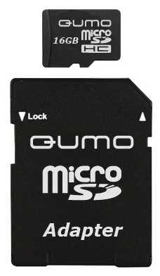 Карта памяти MicroSDHC 16 GB Qumo class 10