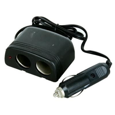 Разветвитель прикуривателя 12/24 (на 2 выхода) CS204 со светодиодной подсветкой