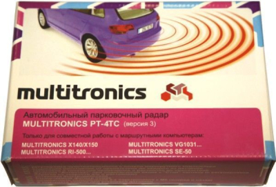 Multitronics PT-4TC (парктроник 4 датчика серый)