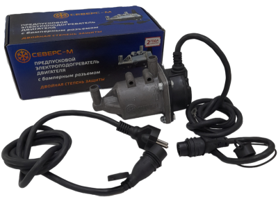 Предпусковой подогреватель двигателя Северс М1, 1 квт (бампер)