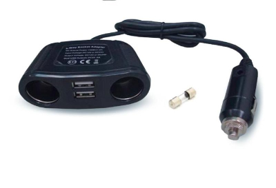 Разветвитель прикуривателя 12/24 (на 2 выхода+2USB) CS220U изображение Разветвитель прикуривателя 12/24 (на 2 выхода+2USB) CS220U купить в Тюмени