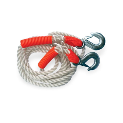 Трос-канат буксировочный с крюками AVS KT-5000 5т 4,5м,в пакете купить в Тюмени