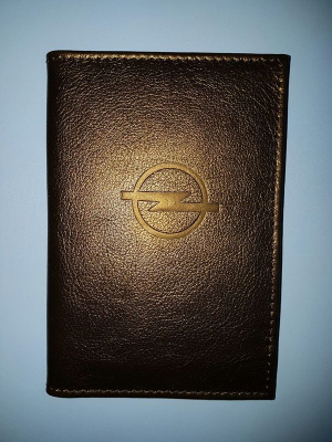 Бумажник водителя БВЛ5Л К BLACK нат.кож. OPEL купить в Тюмени