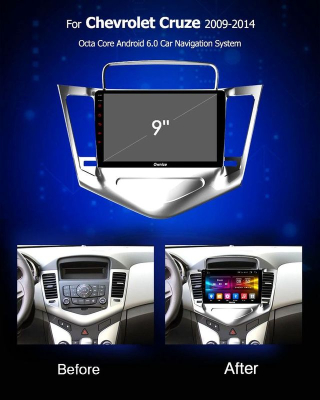 Штатная магнитола CHEVROLET Cruze 2009-2012 OL-9222 (экран 9", 1024*600) в Тюмени