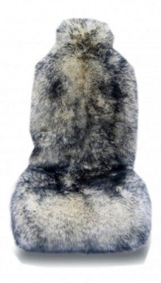 Накидки на сиденье комплект перед+зад (белые с черными кончиками) купить в Тюмени