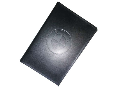 Бумажник водителя БВЛ5Л К BLACK нат.кож. BMW