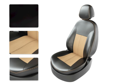 MITSUBISHI "OUTLANDER 3 2012-2019" черный/бежевый/бежевый (27108611) купить в Тюмени