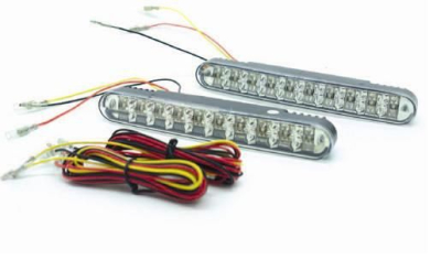 Дневные ходовые огни (DRL) Light AVS DL-20Y (5,2W, 20 светодиодов х 2шт) + функция доп. сигнала