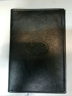 Бумажник водителя БВЛ5Л К BLACK нат.кож. SUBARU купить в Тюмени