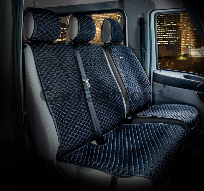 Накидка "PALERMO VAN" черный/синий/черный купить в Тюмени