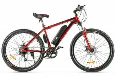 Электровелосипед взрослый Eltreco XT 600 D (Черно-красный) 350Вт, 7,8Ah, 27,5