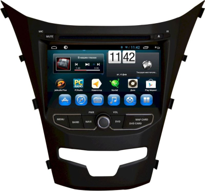 Штатная магнитола SSANGYONG Actyon/Korrando II 2013-2015 рестайлинг KR-7082-T8 7", 1024*600 в Тюмени