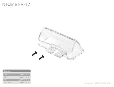 Крепежный элемент Neoline FR-17 для камер заднего вида автомобилей марок Peugeot 206/207/407/307 SM