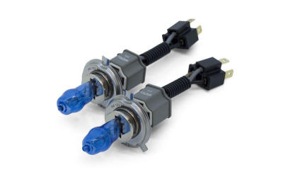 Газонаполненные лампы AVS ALFAS Pure-White 6000К H4 12V 75/85W, комплект 2+2 (T-10) шт.