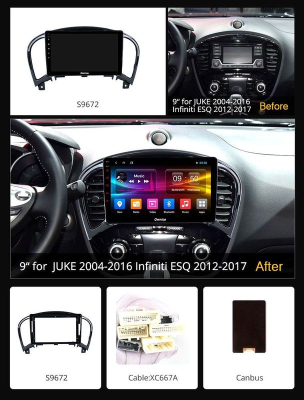 Штатная магнитола NISSAN Juke 2010+ OL-9672 9'', 1024*600 изображение Штатная магнитола NISSAN Juke 2010+ OL-9672 9'', 1024*600 в Тюмени