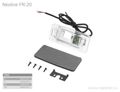 Крепежный элемент Neoline FR-20 для камер заднего вида автомобилей марок BMW 3/5/X5/X6