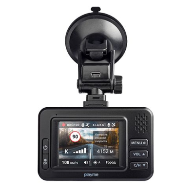 Видеорегистратор -радар-детектор Playme PULSE Сигнатурный в Тюмени