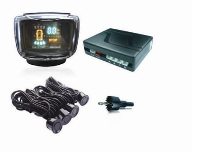 Парктроник PS-644 (4 датчика, цветной ЖК-Дисплей)