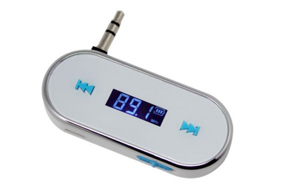 MP3 плеер + FM трансмиттер с дисплеем AVS F-316 (белый)
