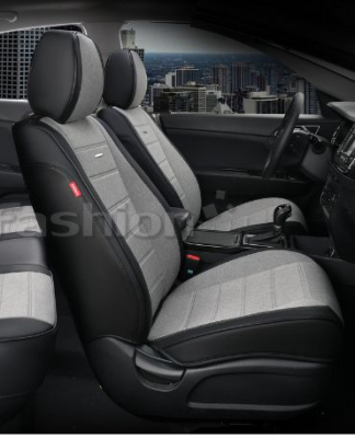 Каркасные чехлы фронт 5D "MAYER" т.серый/т.серый/серый купить в Тюмени