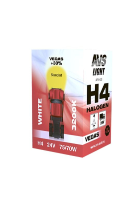 Галогенная лампа AVS Vegas H4.24V.75/70W.1шт.