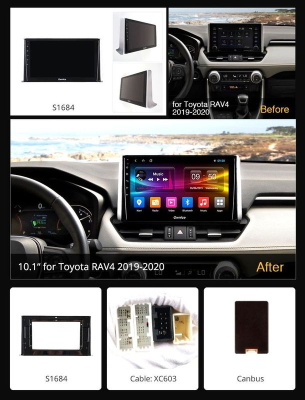 Штатная магнитола TOYOTA RAV4 2019+ OL-1684 10'', 1024*600 в Тюмени
