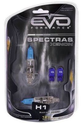 Газонаполненные лампы EVO "Spectras"/8000K/75W/H1 комплект 2+2(T-10) шт