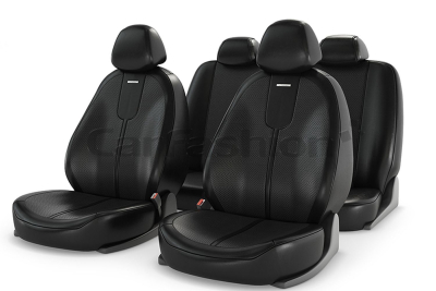 Чехлы на сидение автомобиля Carfashion "GALS" черный/черный/черный купить в Тюмени
