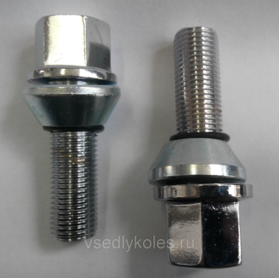 Основное изображение (Болты Конус М 12 Х1, 25 30 мм Хром)