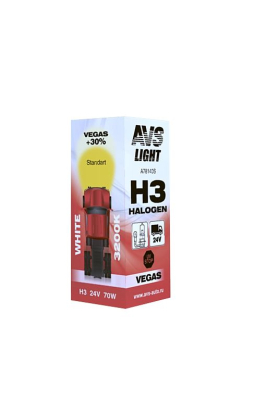 Галогенная лампа AVS Vegas H3.24V.70W.1шт.