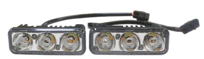 Дневные ходовые огни (DRL) AVS DL-3 (4.5W, 3 светодиода х 2шт)
