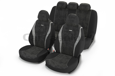 Чехлы "RECORD" с.серый/т.серый/с.серый купить в Тюмени