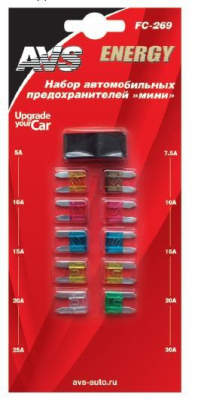 Набор предохранителей FC-269 "мини" купить в Тюмени