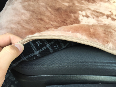 Накидка на сиденье авто, мутон (Бежевый) задняя купить в Тюмени