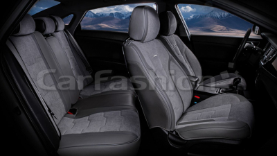 Комплект каркасных чехлов 5D "SMART PLUS" серый/серый/серый купить в Тюмени