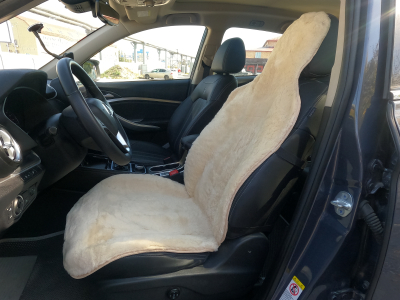 Накидка на сиденье авто, мутон (Бежевый) перед купить в Тюмени