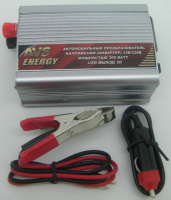 Автомобильный инвертор 12/220V IN-300W купить в Тюмени