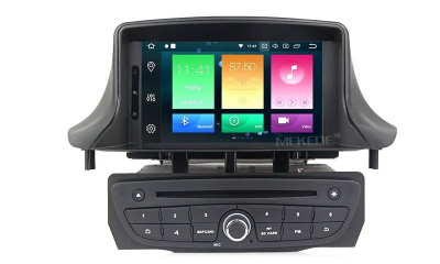 Штатная магнитола RENAULT Megane III 2009+, Fluence 2010+, черный MKD-R709-P6 7", 1024*600 в Тюмени