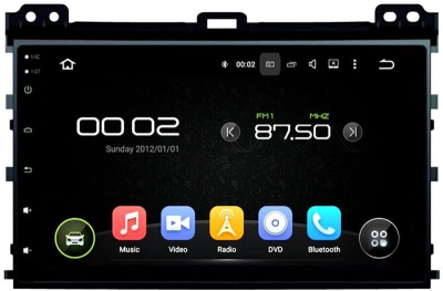 Штатная магнитола TOYOTA Land Cruiser Prado 120 2002-2009 KD-9026-P30 9", 1024*600 в Тюмени