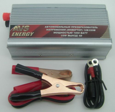 Автомобильный инвертор 12/220V IN-1000W купить в Тюмени