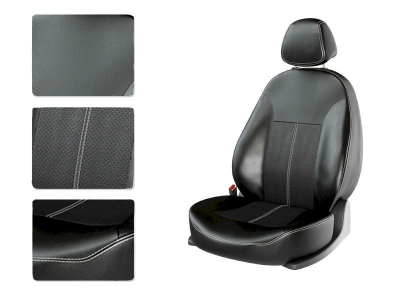 KIA "CEED с 2018" PVC черный/черный/белый (22026662) купить в Тюмени