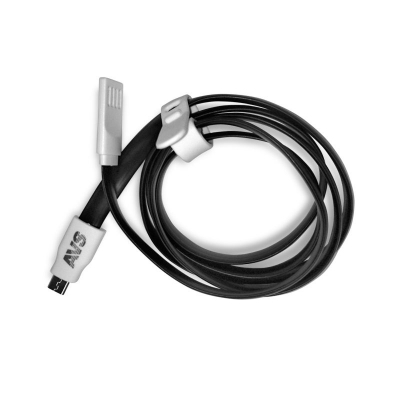 Кабель AVS micro USB(1м) MR-331 (плоский)