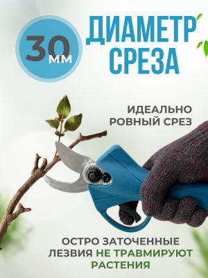 Садовые ножницы аккумуляторные