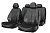 Чехлы на сидение автомобиля Carfashion "MUSTANG" черный/черный/черный купить в Тюмени