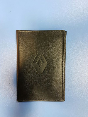 Бумажник водителя БВЛ5Л К BLACK нат.кож. RENAULT купить в Тюмени