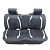 Накидки на задние сиденья URBAN с юбкой черный/черный/серый купить в Тюмени