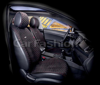 Накидки Фронт "CAPRI PRO" черный/черный/красный купить в Тюмени