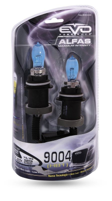 Газонаполненные лампы EVO "Alfas"/+130%/4300K/9004-HB1 комплект 2 шт