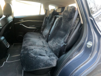 Накидка задняя на сиденье, шерсть (серый)  изображение Накидка задняя на сиденье, шерсть (серый)  купить в Тюмени